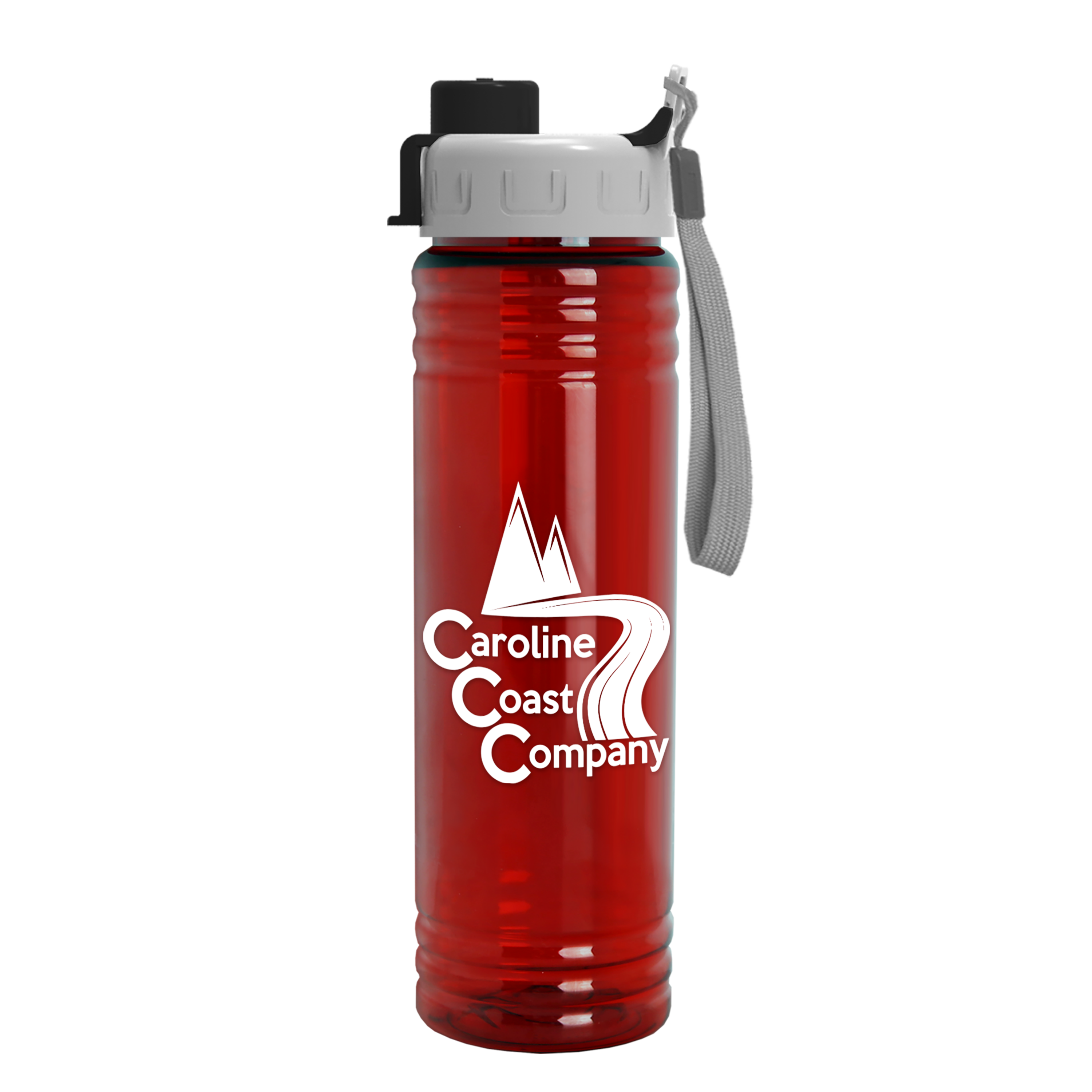 Slim Fit RPET Bottle with Quick-Snap Lid - 24 oz.